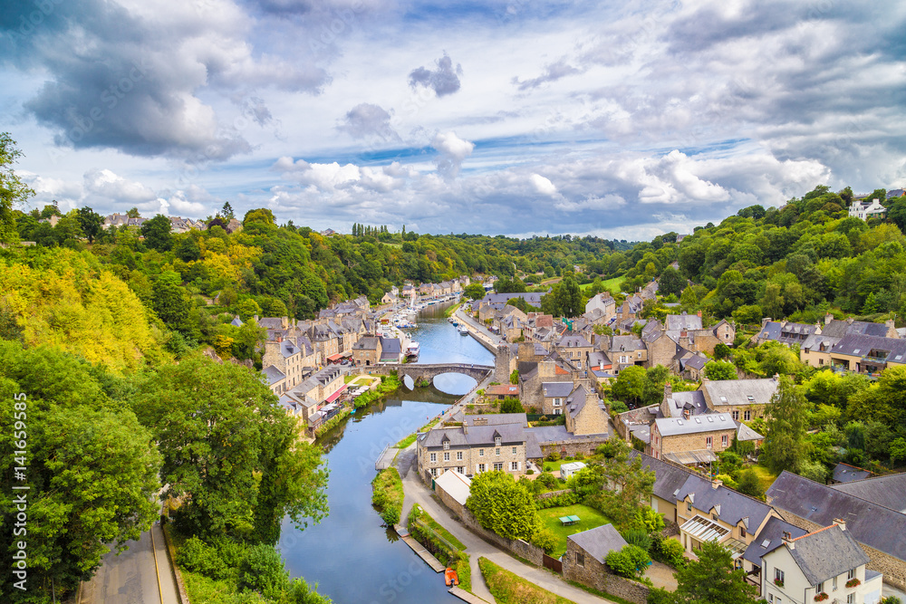 Historic town of Dinan, Bretagne, France