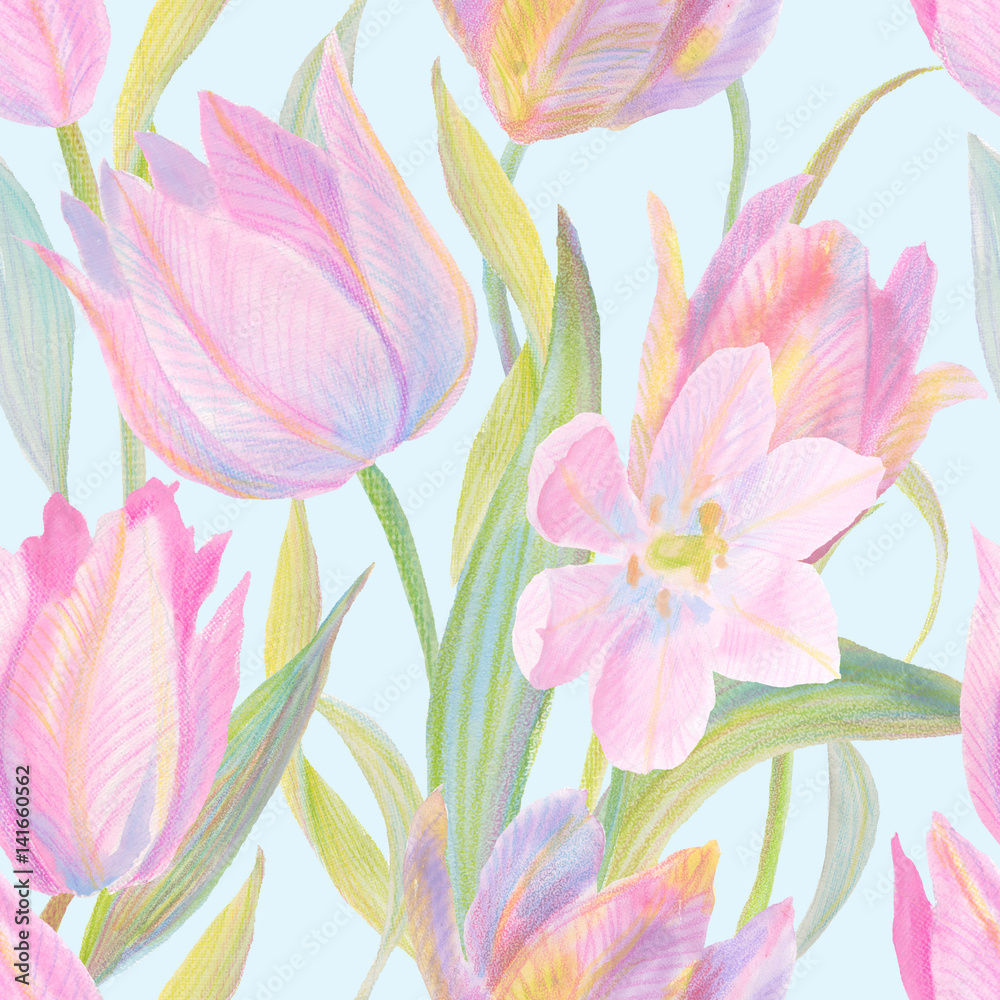 Floral Seamless Pattern Floral Seamless Pattern