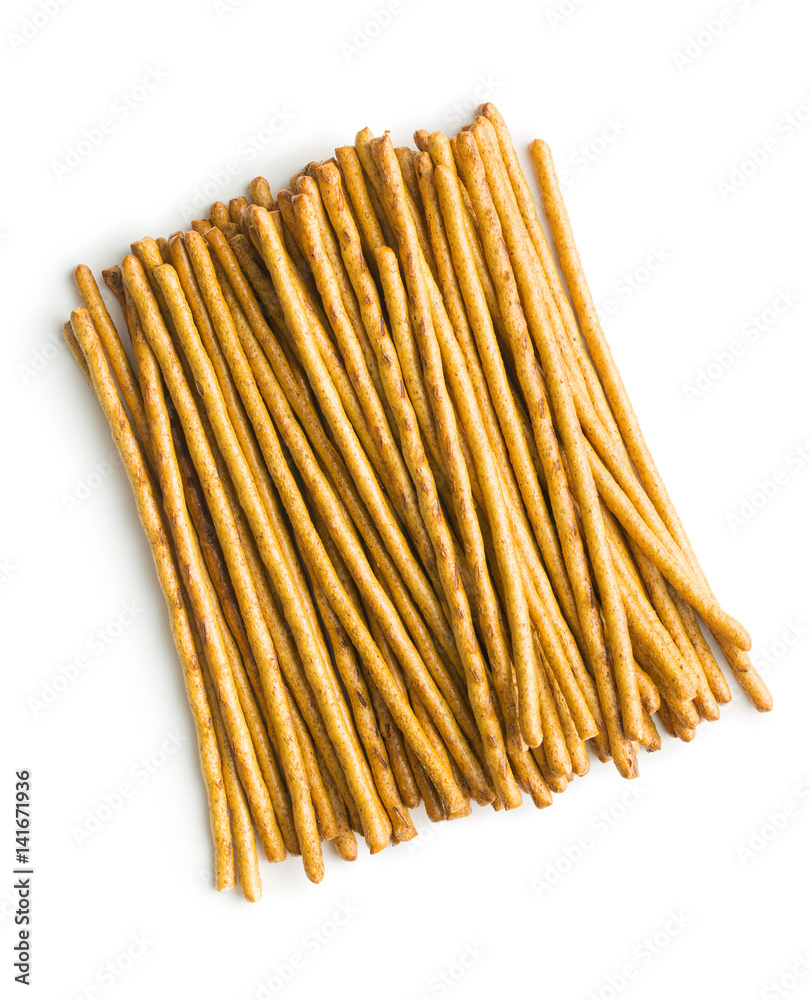 Salty pretzel sticks. Salty pretzel sticks.
