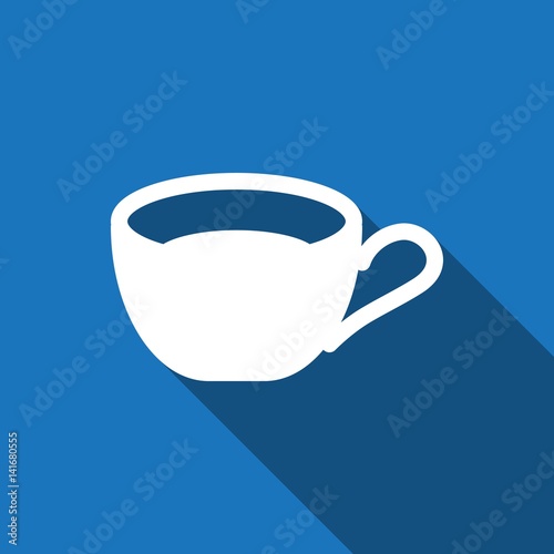 Cup icon stock vector illustration flat design