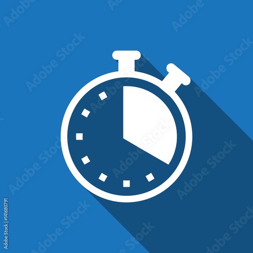 clock icon stock vector illustration flat design