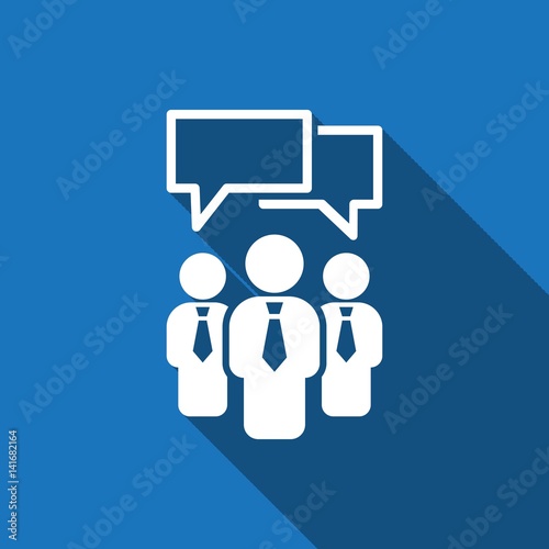 speaking of people, the chat icon stock vector illustration