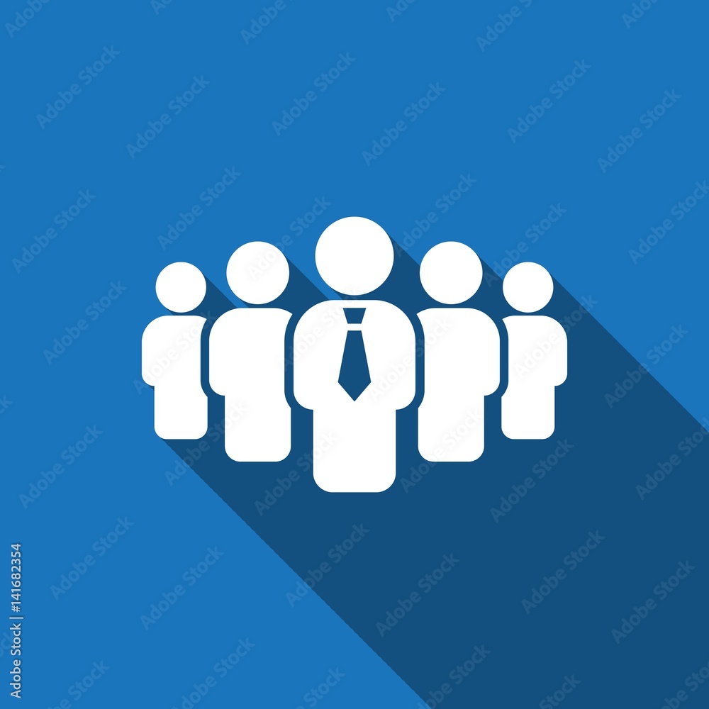 people with the leader icon stock vector illustration flat design people with the leader icon stock vector illustration flat design