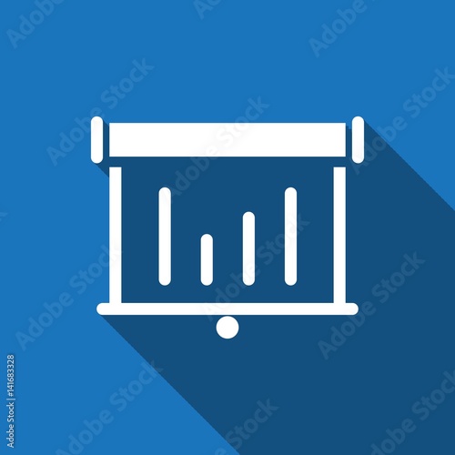 lectern with microphone icon stock vector illustration flat design