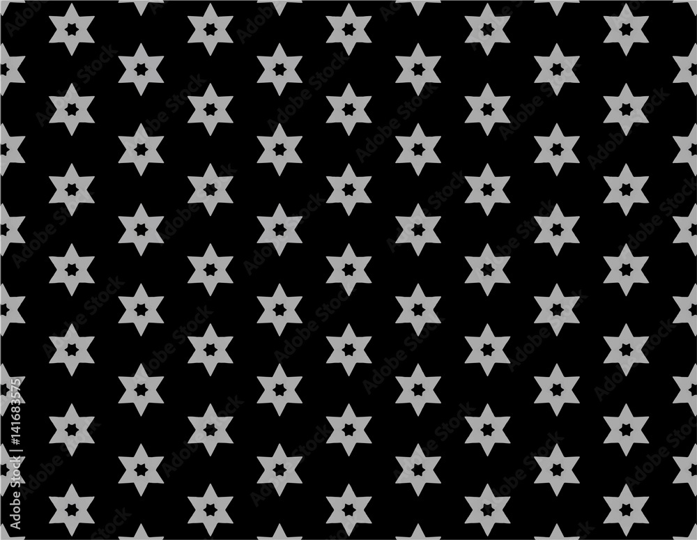 black and white seamless stars pattern black and white seamless stars pattern