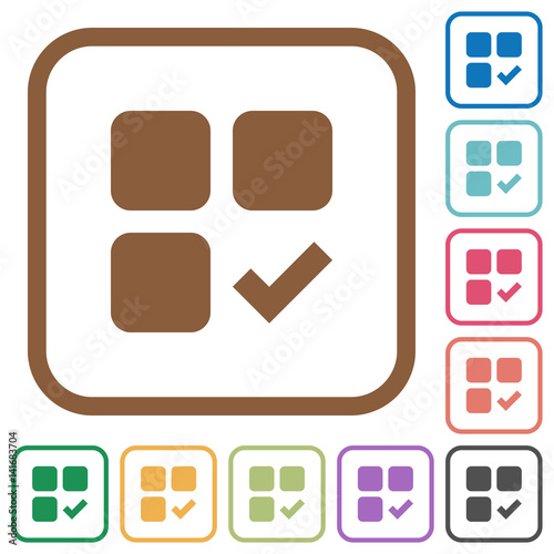 Component ok simple icons