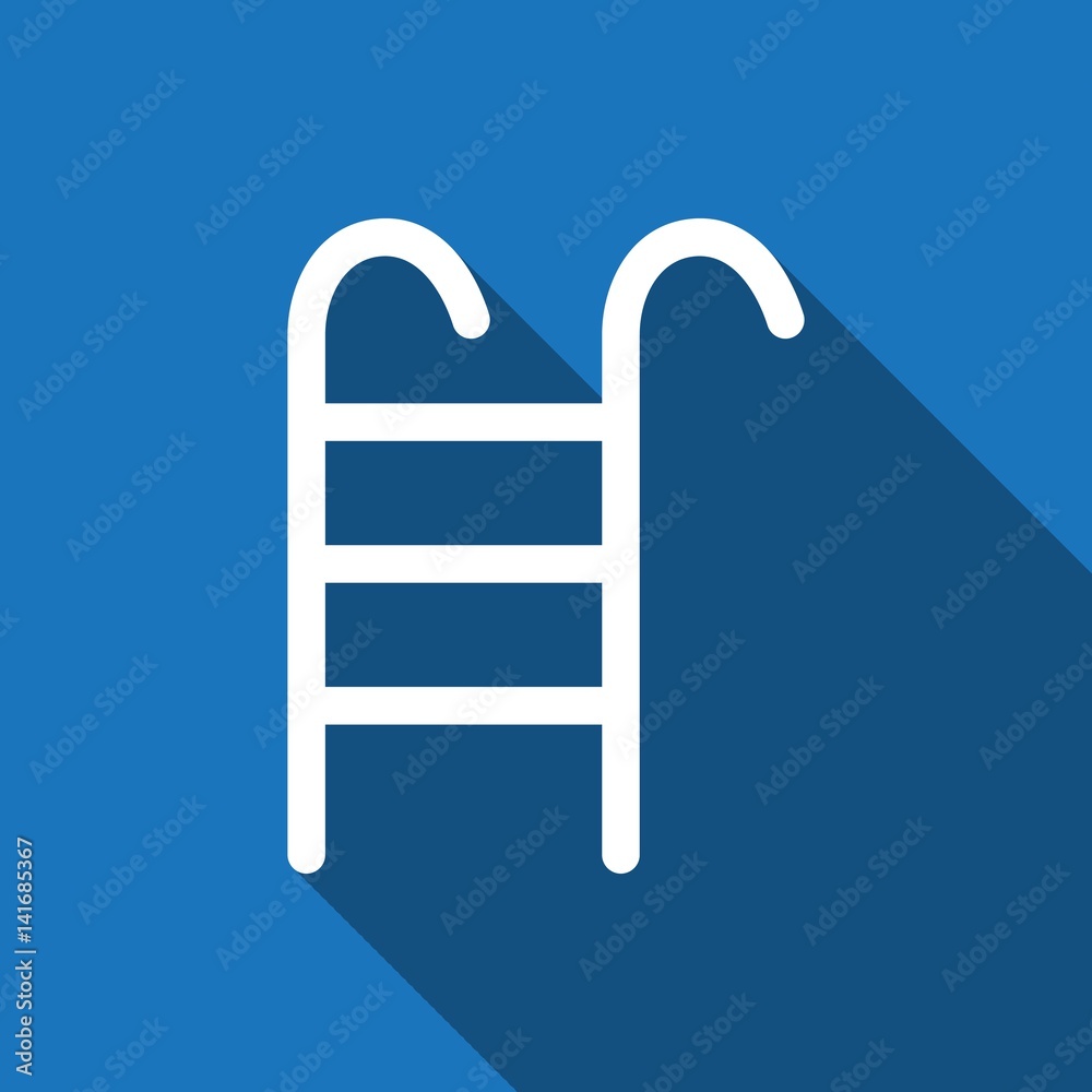 ladder icon, vector illustration. Flat design style ladder icon, vector illustration. Flat design style