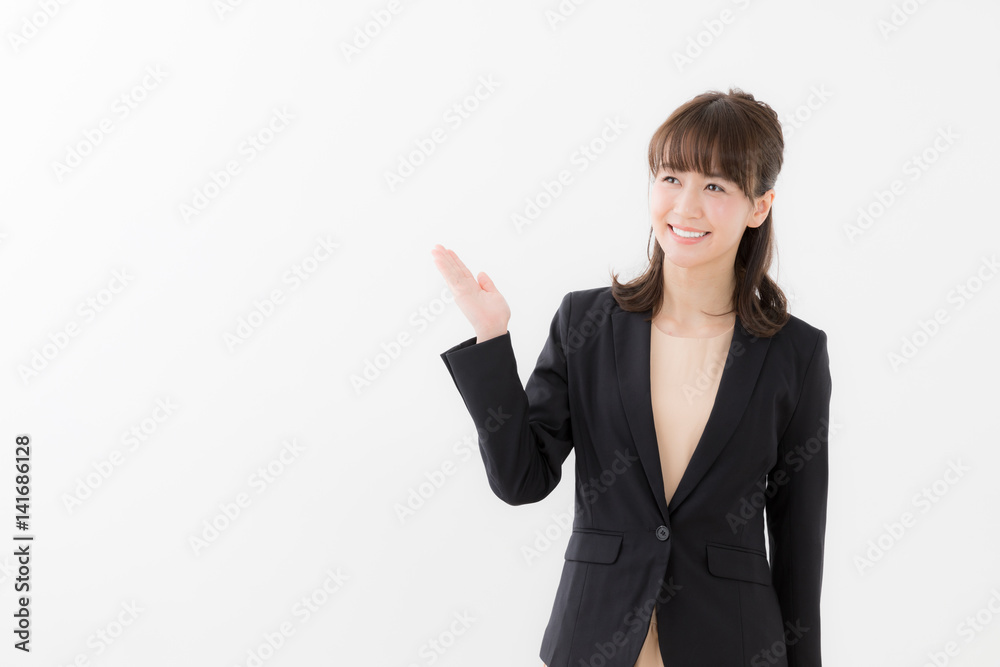 portrait of asian businesswoman isolated on white background portrait of asian businesswoman isolated on white background