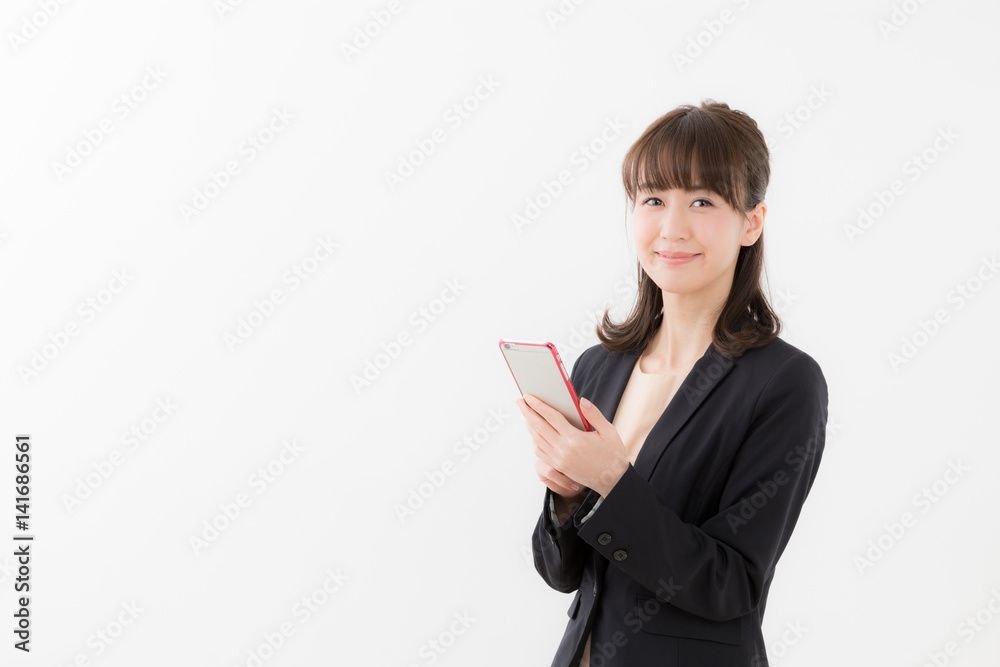 portrait of asian businesswoman isolated on white background portrait of asian businesswoman isolated on white background