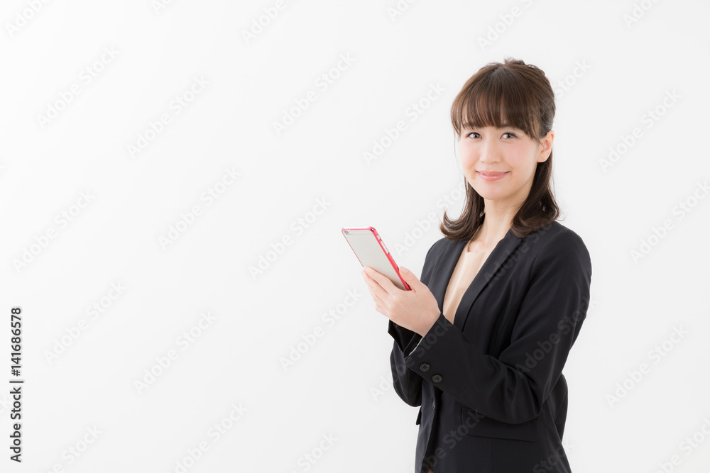 portrait of asian businesswoman isolated on white background portrait of asian businesswoman isolated on white background