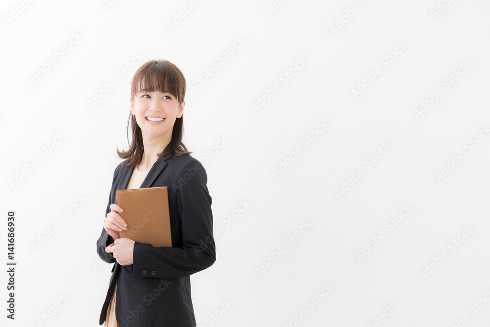 portrait of asian businesswoman isolated on white background portrait of asian businesswoman isolated on white background