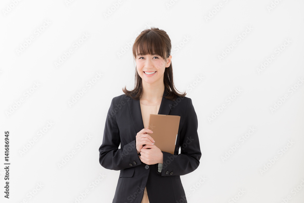 portrait of asian businesswoman isolated on white background portrait of asian businesswoman isolated on white background