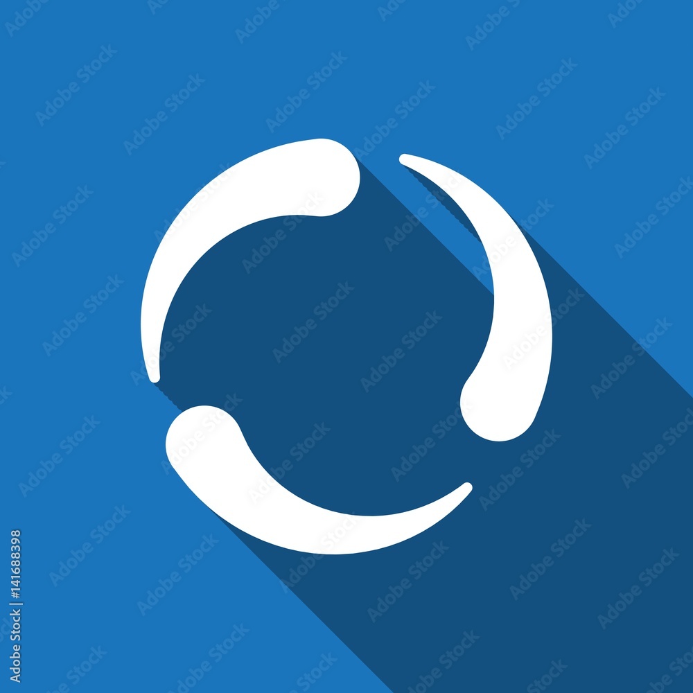 Fototapeta premium loading icon stock vector illustration flat design