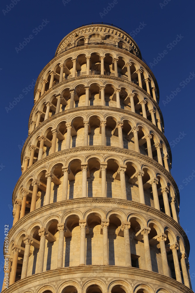 The Tower of Pisa is the campanile, or freestanding bell tower, of the cathedral of the Italian city of Pisa, known worldwide for its unintended tilt.