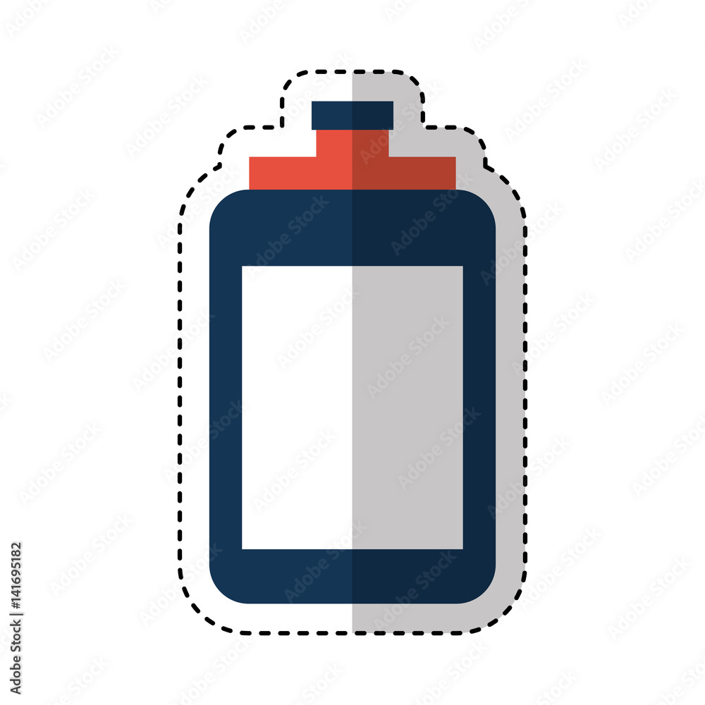 bottle water gym icon vector illustration design bottle water gym icon vector illustration design