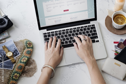 Air Ticket Booking Business Travel Trip Vacation Concept