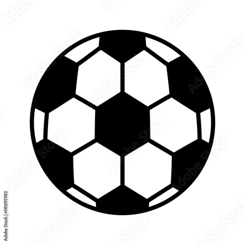 soccer ballloon isolated icon vector illustration design