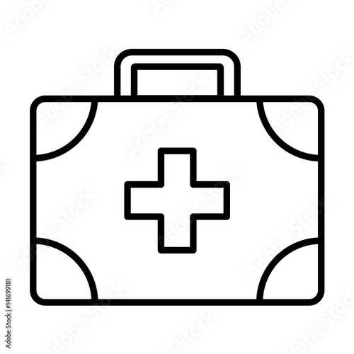 medical assistance outline icon