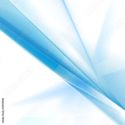 Abstract bright blue stripes gradient background