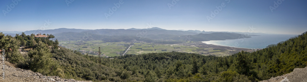 Obraz premium Panoramic View of Gokova Bay, Turkey