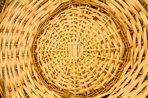 Wicker basket weave pattern