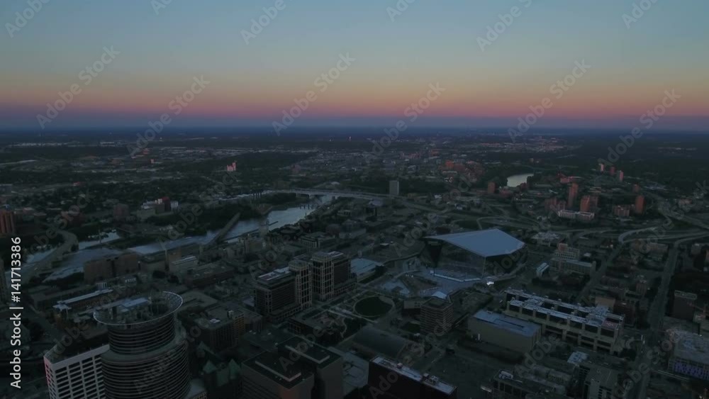 Aerial Minnesota Minneapolis September 2016 4K Aerial Minnesota Minneapolis September 2016 4K