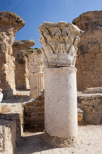 Ancient column photo