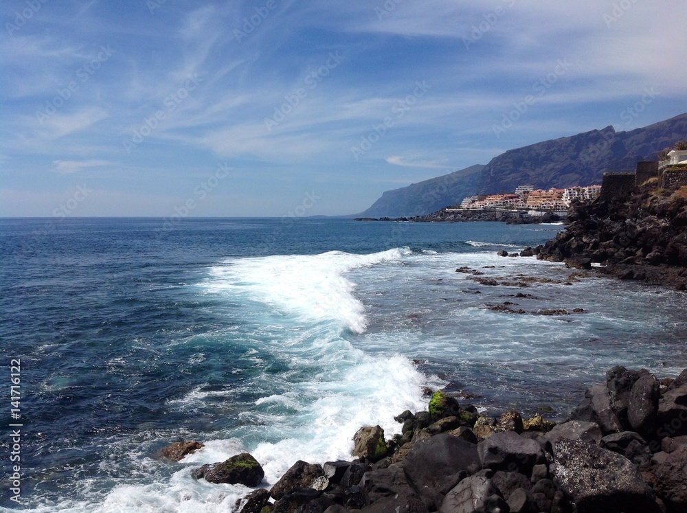 Rocky coast of Atlantic ocean, Tenerife