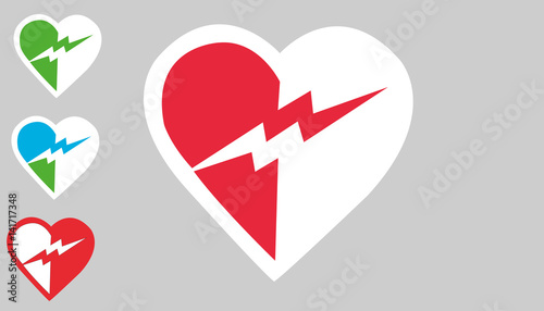 Save lives with a Defibrillator - Heart