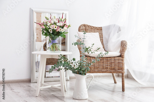 Interior design of room wit...