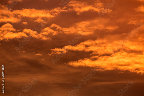 Fototapeta Naklejka Na Ścianę i Meble -  Clouds during the sunset