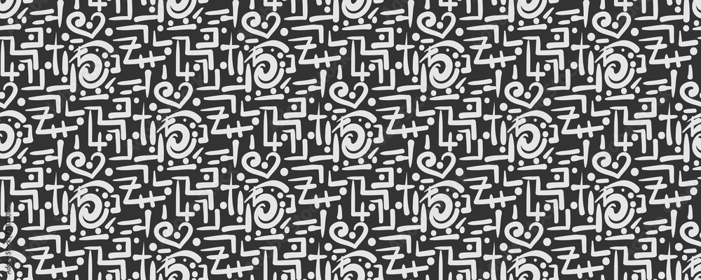 Texture for your design. Black and white seamless pattern Texture for your design. Black and white seamless pattern