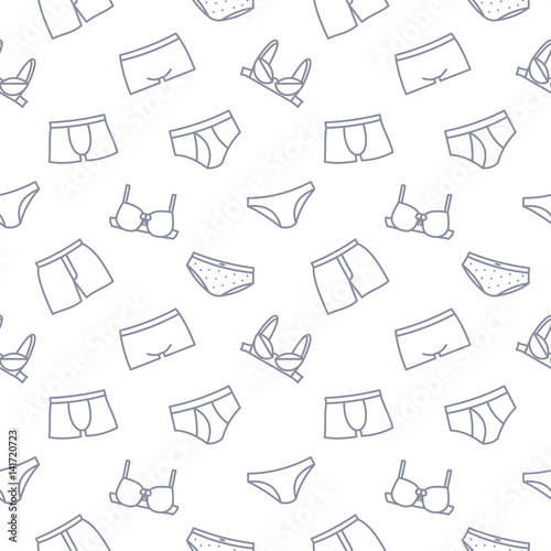 Underwear seamless pattern background