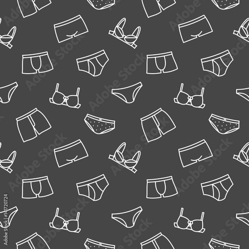 Underwear seamless pattern background