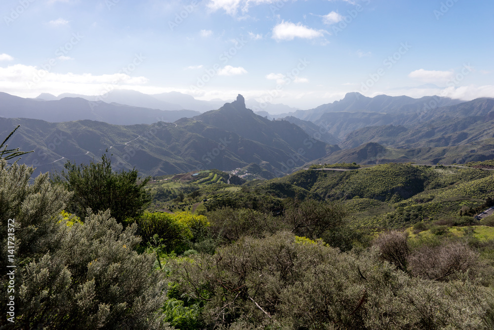 Fototapeta premium Mountain landscape of Gran Canaria Island, Spain