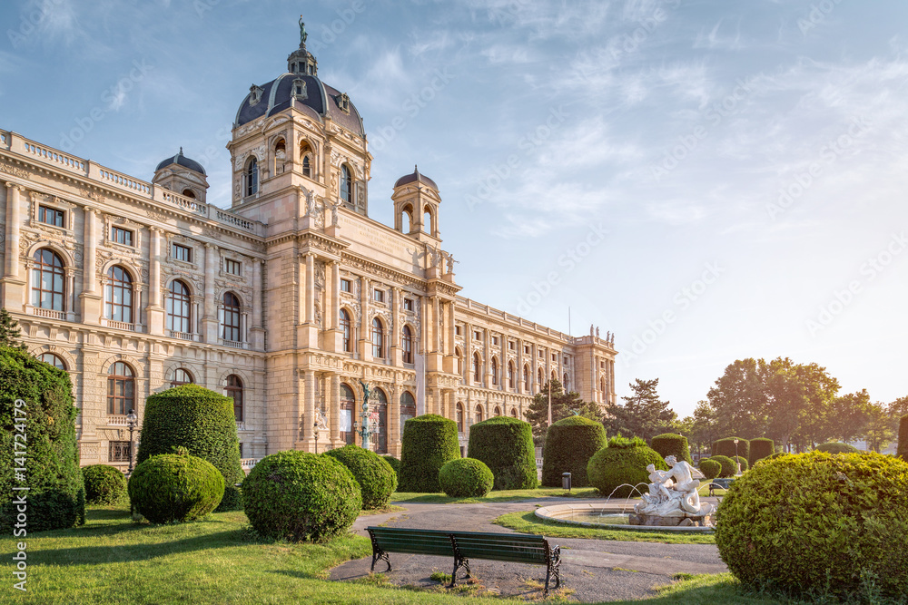 Naklejka premium Muzeum Historii Naturalnej w Wiedniu, Wiedeń, Austria