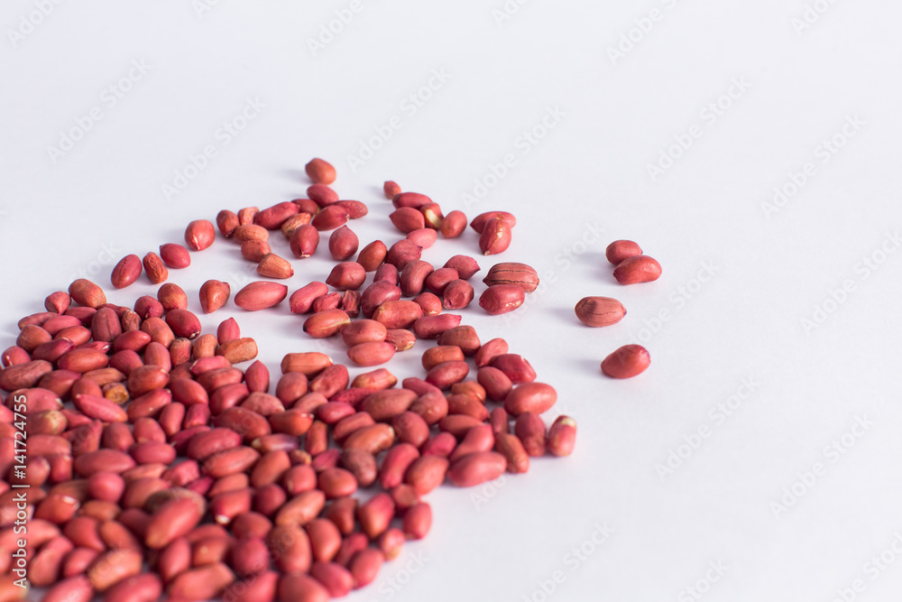 Healthy delicious nuts on white background Healthy delicious nuts on white background