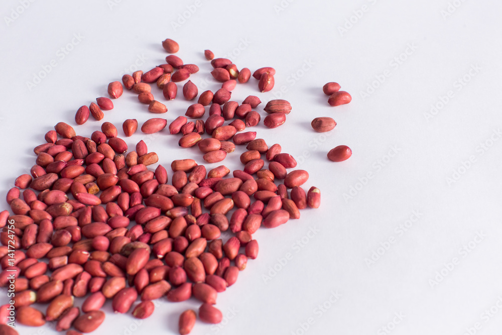 Healthy delicious nuts on white background Healthy delicious nuts on white background