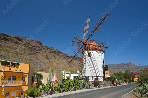Windmill Pueblo Mogan Gran Canaria, Spain
