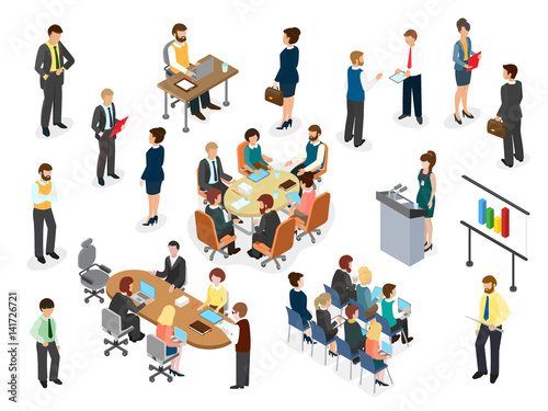 Business corporate lifestyle of businesspeople at the office.