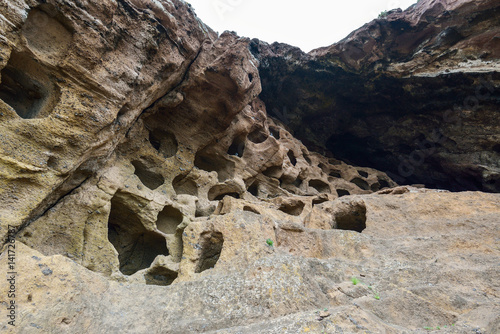 Cenobio de Valeron Caves on Grand Canary Island, Spain 