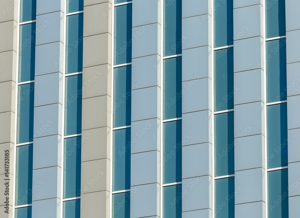 Facade of a modern building Facade of a modern building