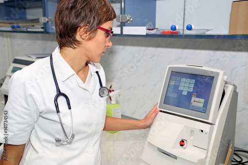 Blood gases analysis, laboratory