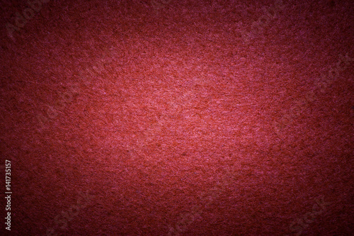 Red felt texture with center soft light