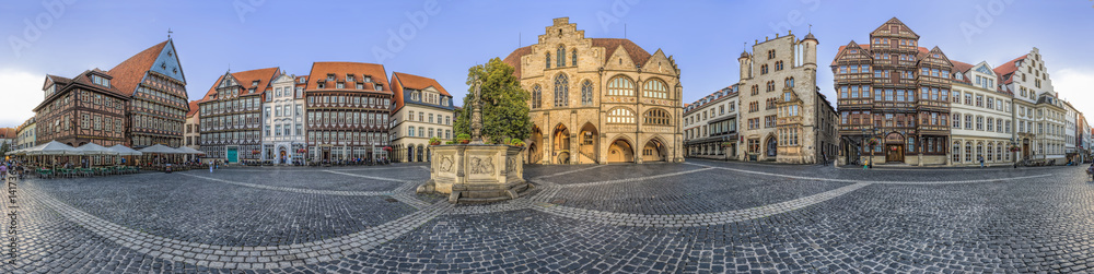 Hildesheim Marktplatz  Panorama 360 Grad