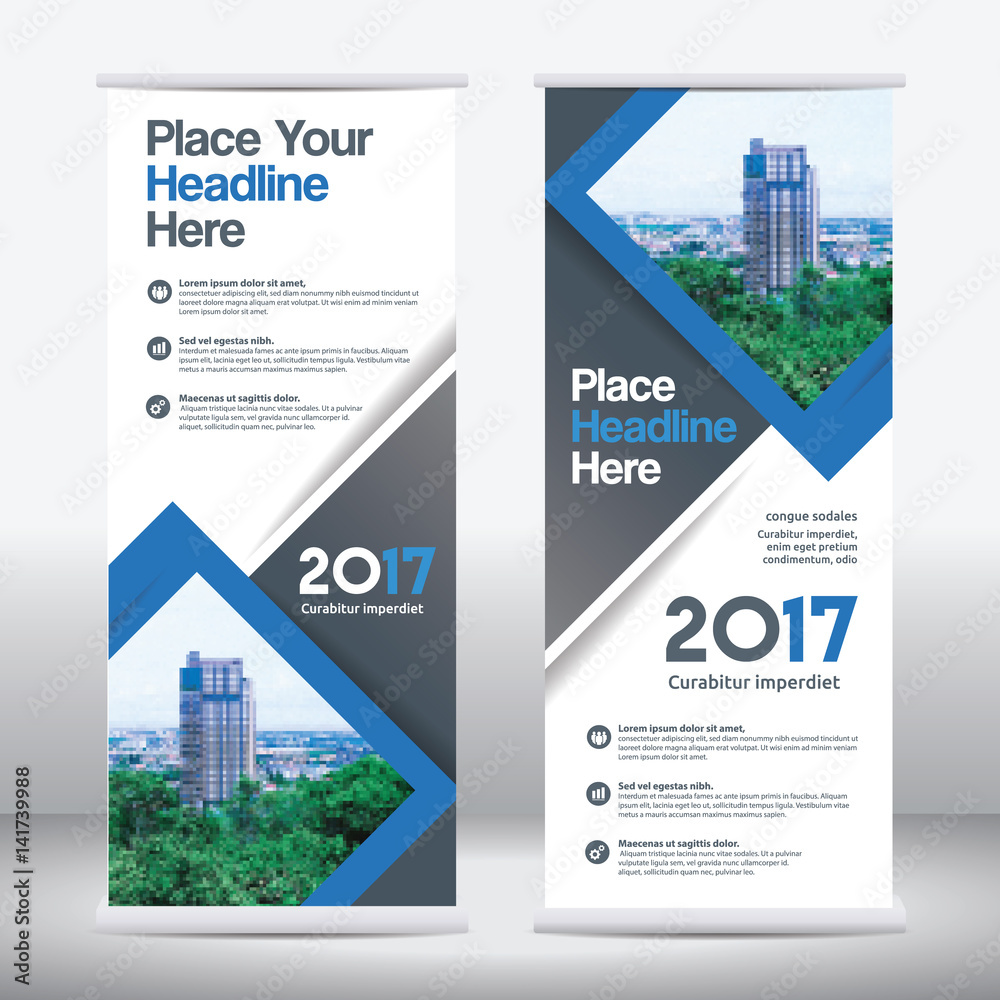 City Background Business Roll Up Design Template.Flag Banner Design. Can be adapt to Brochure, Annual Report, Magazine,Poster, Corporate Presentation,Flyer, Website