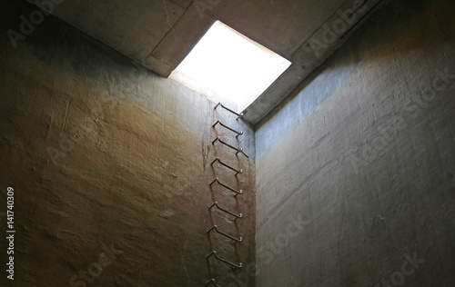 Emergency exit of underground tank