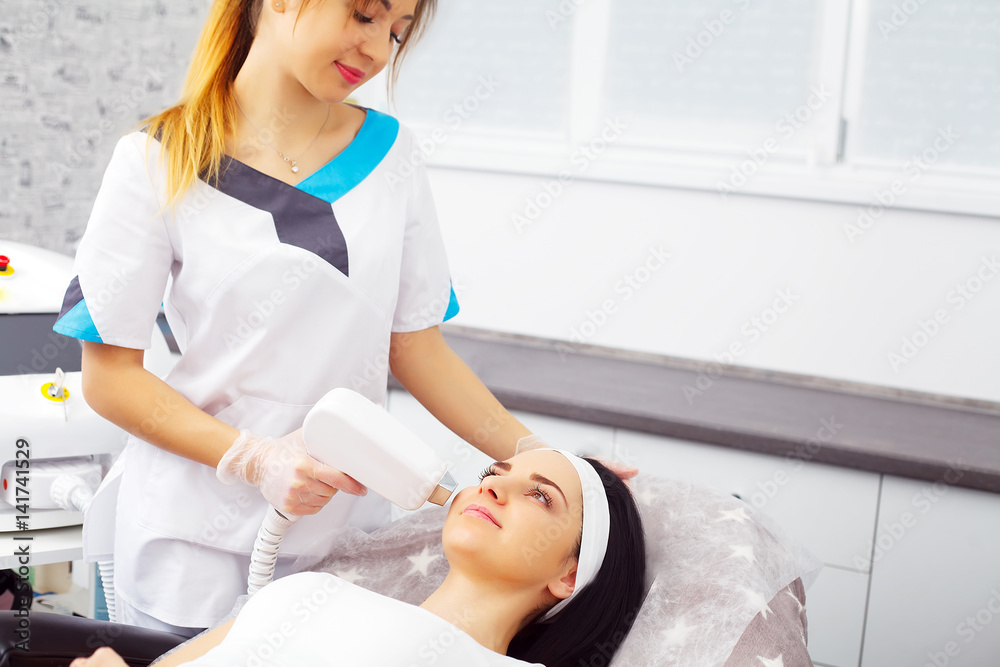 Fototapeta premium Body Care. Laser Hair Removal. Epilation Treatment. Smooth Skin.
