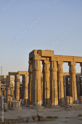 Luxor-Tempel im Abendlicht, Luxor