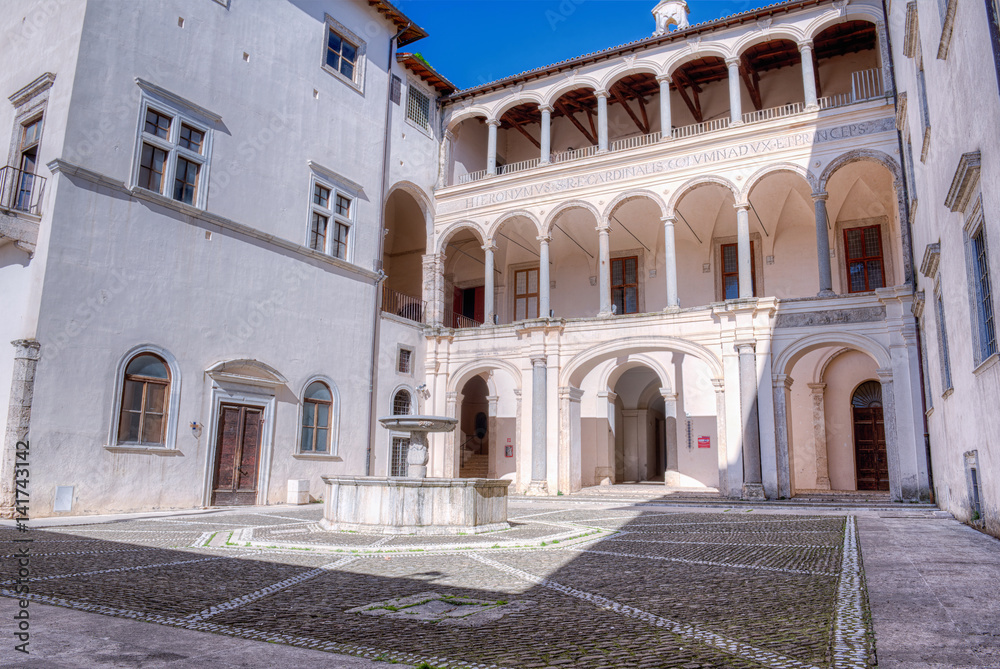 Genazzano Castle Colonna Courtyard